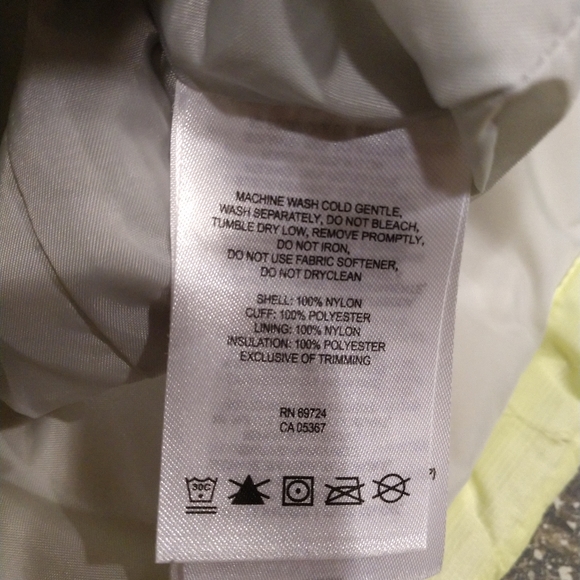 Women's Columbia light puffer jacket. S - lt lime - Picture 7 of 8
